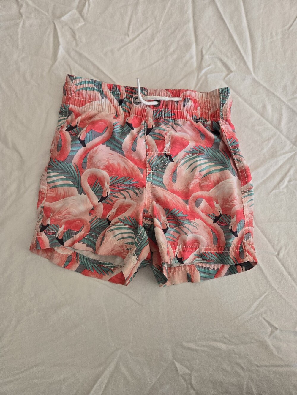 Old Navy Pink Flamingo Print Shorts